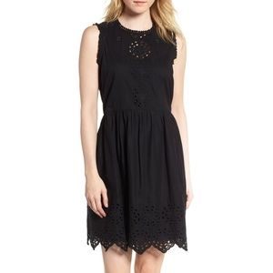 Hinge Cotton Eyelet Dress